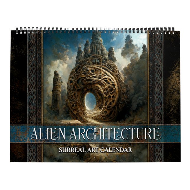 2027 Alien Architecture Surreal Art Calendar (Cover)