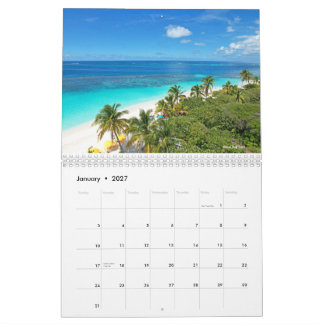 2027 Anguilla Beaches Calendar