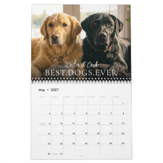 2027 Best Dog Ever Create Your Own Photo Pet Calendar