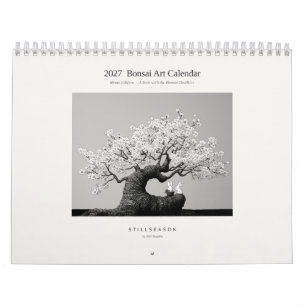 2027 Bonsai Art Mono Wall Calendar