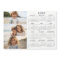 2027 Calendar - 3 Photos - Basic Grey White Magnet