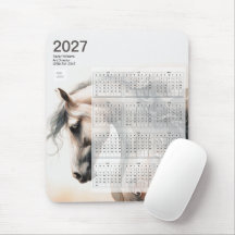 2027 Calendar Equestrian Horse Business Logo