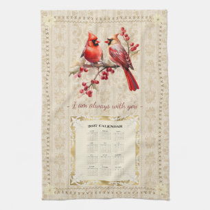 2027 Calendar Towel Cardinals