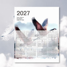 2027 Canadian Geese Wildlife Nature Calendar