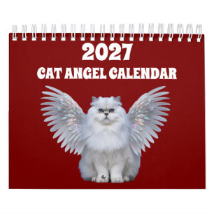 2027 Cat Angel Calendar