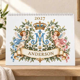 2027 Catholic Marian Angels Scripture Calendar