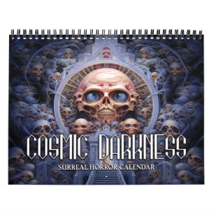 2027 Cosmic Darkness Surreal Horror Calendar
