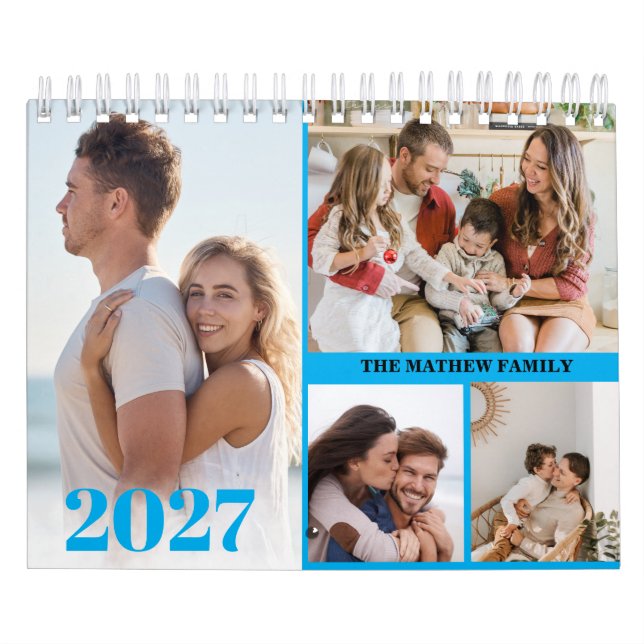 2027 Custom Photo Calendar Simple Create Your Own (Cover)