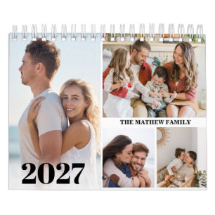 2027 Custom Photo Calendar Simple Create Your Own