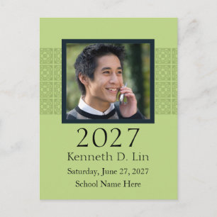 2027 Custom Photo Template Graduation Announcement