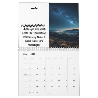 2027 Customisable Celestial - Add Your Photos Calendar