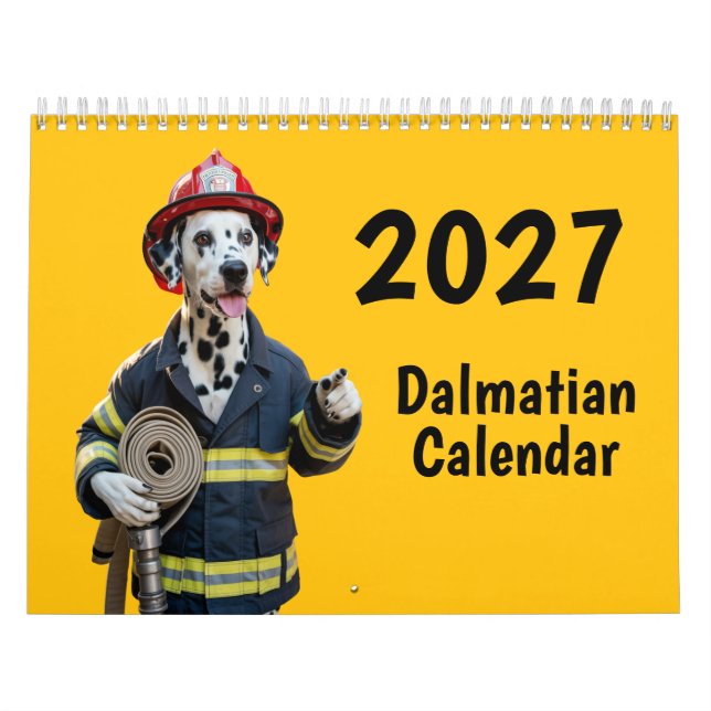 2027 Dalmatian Dog Calendar (Cover)