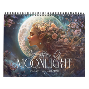 2027 Daughters Of Moonlight Fantasy Art Calendar