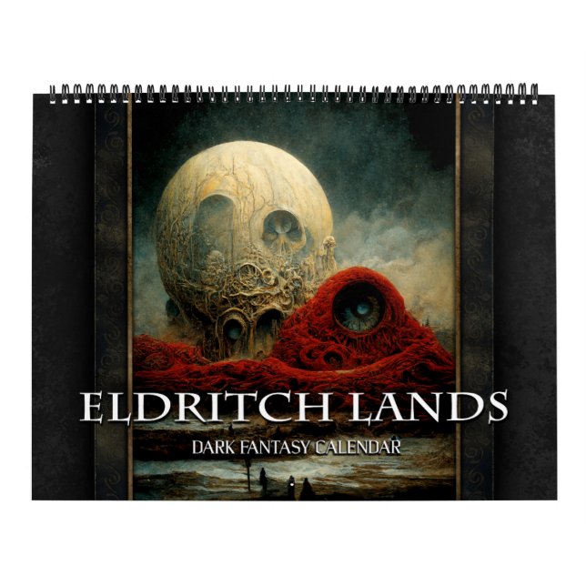 2027 Eldritch Lands 4 Dark Fantasy Art Calendar (Cover)