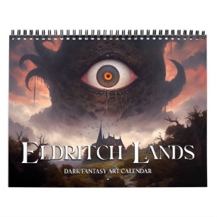 2027 Eldritch Lands 5 Dark Fantasy Horror Art Calendar