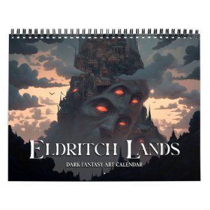 2027 Eldritch Lands 6 Dark Fantasy Horror Art Calendar
