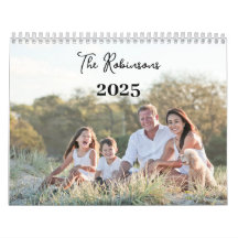 2027 Family Photo Sentimental Modern Elegant