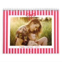 2027 family photo stripes bow trendy stylish