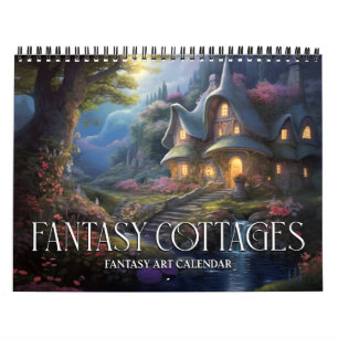 2027 Fantasy Cottages Calendar