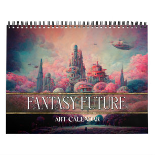 2027 Fantasy Future Surreal Cities Calendar