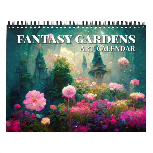 2027 Fantasy Gardens Fantasy Art Calendar (Cover)