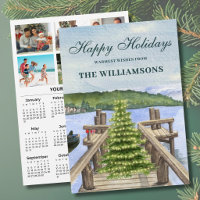 2027 Festive 6 Photo Personalised 2027 Calendar 