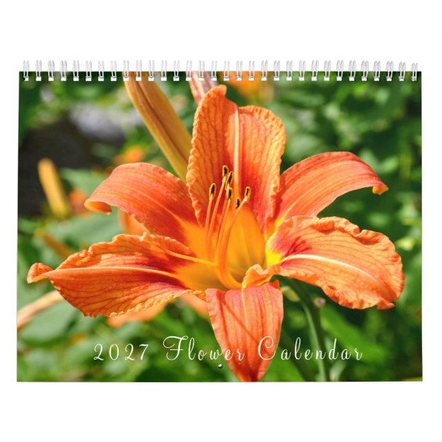 2027 Flower Calendar (Cover)