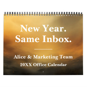 2027 Funny Office Inbox Humour Calendar