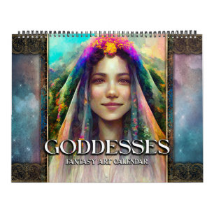 2027 Goddesses Fantasy Art Calendar