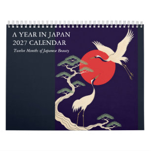 2027 Japanese Art Calendar A Year in Japan Tra