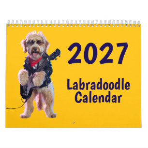 2027 Labradoodle Dog Calendar