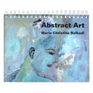 2027 Modern Abstract Colourful Cool Art Painting Calendar
