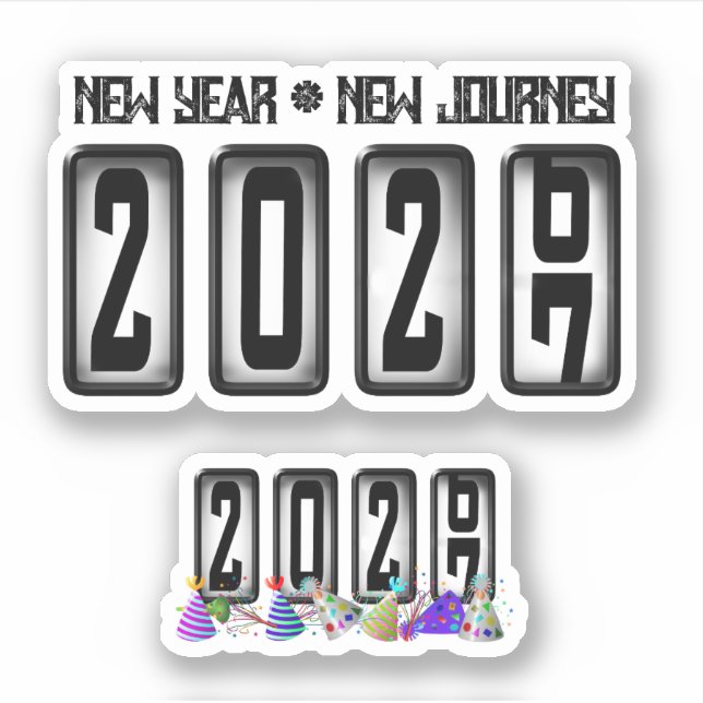 2027 New Years Odometer (Front)