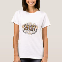 2027 Ornate Gold Women's T-Shirt