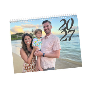 2027 Personalised Photo Calendar Family Gift Idea