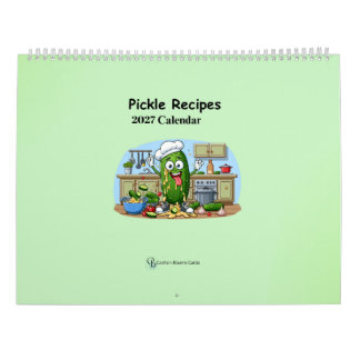2027 Pickle Calendar with Recipes