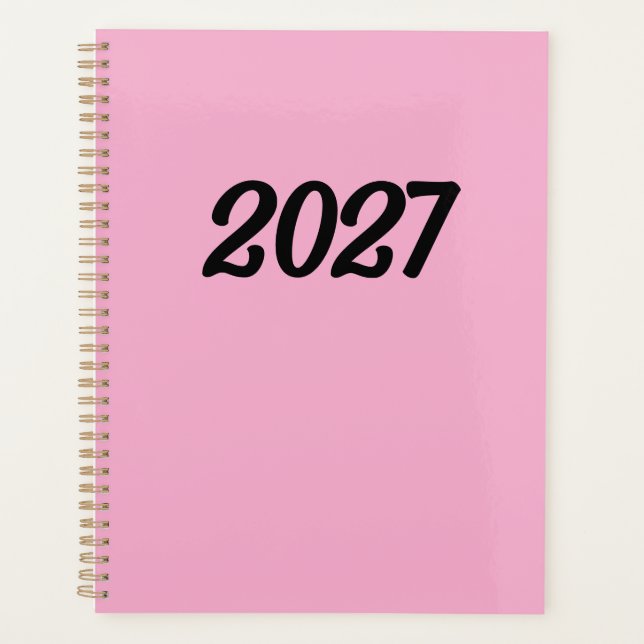 2027 Pink Planner (Front)