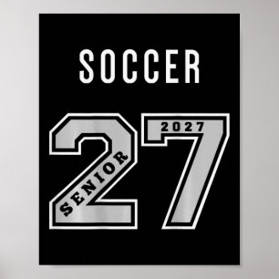 2027 Senior Soccer (on Ck) Team Gift - 27 Seniors Poster