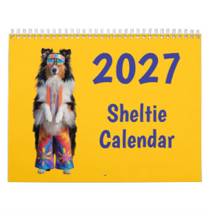 2027 Sheltie Dog Calendar