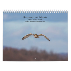 2027 Short-eared Owl   Grassland Owl Photography Calendar