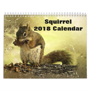 2027 Squirrel Calendar