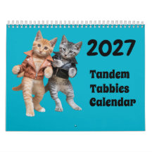 2027 Tandem Tabbies Cat Calendar
