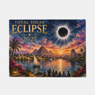 2027 Total Solar Eclipse Egypt Doormat