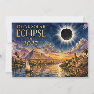 2027 Total Solar Eclipse Egypt Invitation