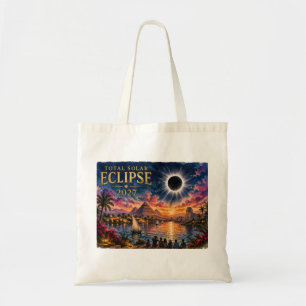 2027 Total Solar Eclipse Egypt Tote Bag