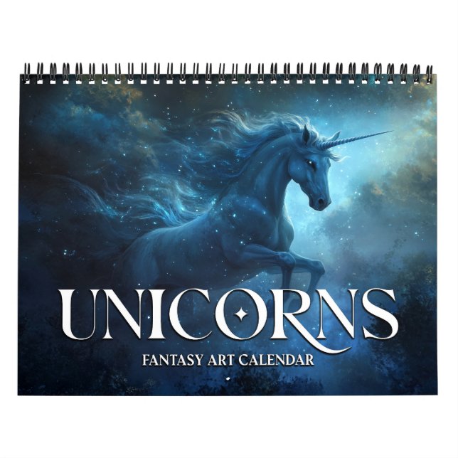 2027 Unicorns 2 Fantasy Art Calendar (Cover)
