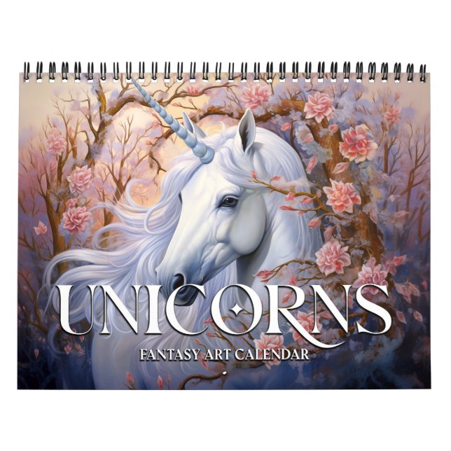 2027 Unicorns Fantasy Art Calendar (Cover)
