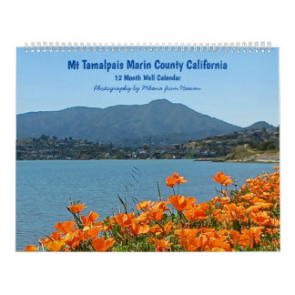 2027 Wall Calendar Mt Tamalpais California
