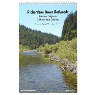 2027 Wall Calendar - Richardson Grove California