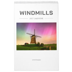 2027 Windmills photography Calendar